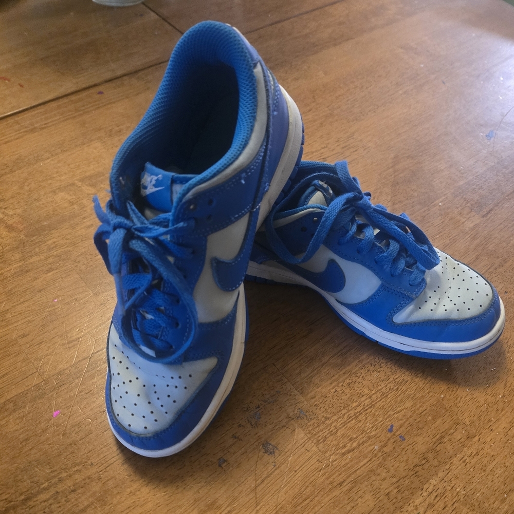 Nike Dunks Photo Blue & Silver SZ 4.5Y